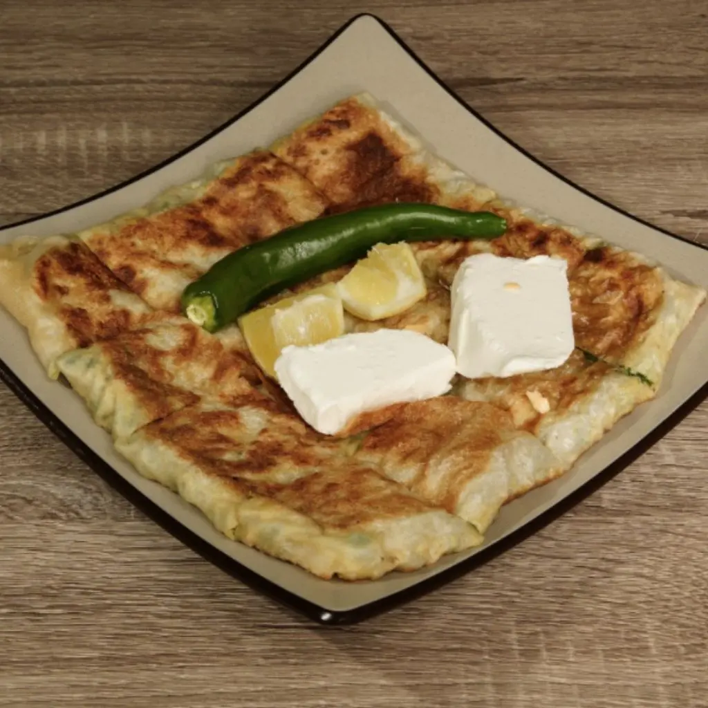 Muttabaq With Two Cheeses Without Vegetables